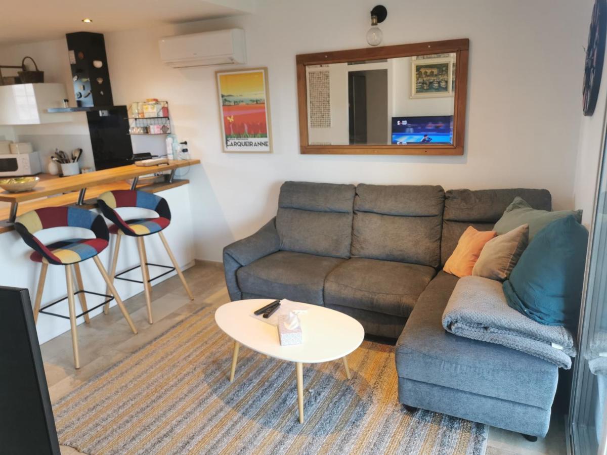 Duplex Cocooning Appartamento Carqueiranne Esterno foto